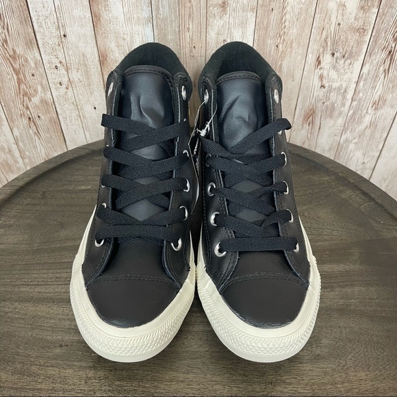 Converse CTAS PC Boot Hi “Black/Burnt Caramel” Leather Shoe Size 8 Women - Picture 2 of 9